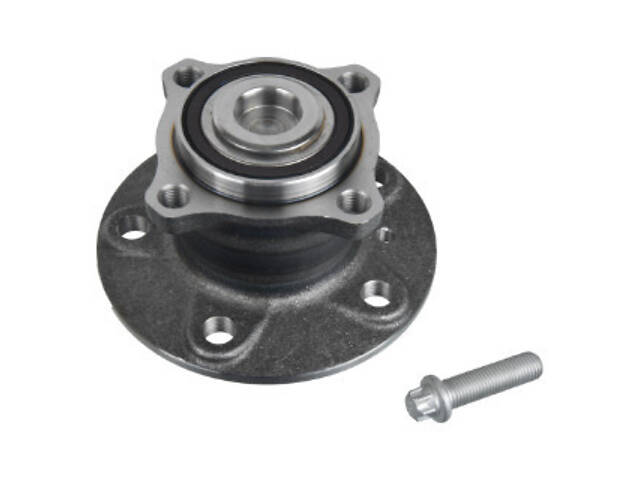 Рем.комплект подшипников cтупицы со ступицей колеса, диском импульсного датчика АБС и болтами крепления на A-Class, B... - Фото 1