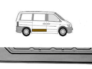 Ремчастина зсувної двері Mercedes Vito (96-04) сходина права (Тайвань)