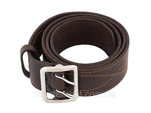 Ремень 110 см 'Портупея' поясной армейский портупейный офицерский ремень пояс (кожаный, коричневый) 885 ms