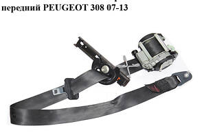 Ремінь безпеки електричний лівий передній PEUGEOT 308 07-13 (ПЕЖО 308 ) (96568574XX)