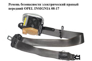Ремень безопасности электрический правый передний OPEL INSIGNIA 08-17 (ОПЕЛЬ ИНСИГНИЯ) (12848367, 12848362)