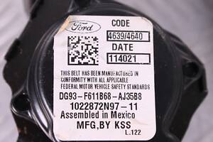 Ремень безопасности правый задний FORD Fusion USA 12-19  DG93F611B68AJ35B8