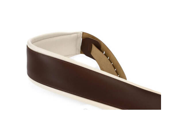 Ремінь для гітари Levy's Classics Series Padded Two-Tone Guitar Strap (Brown, Cream) (M26PD-BRN_CRM) - Фото 5
