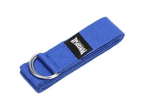 Ремінь для йоги PowerPlay PP_4409 183*3.8см. Синій