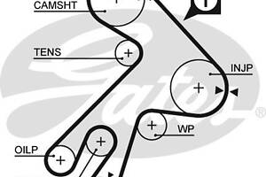 Ремень ГРМ, Corolla 92-97, Camry 86-91, Avensis 97-03, Carina 87-92