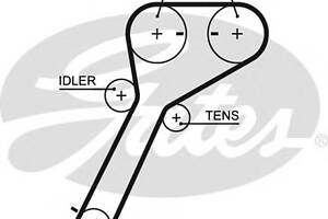 Ремень ГРМ  для моделей: FORD (RANGER),  FORD ASIA / OZEANIA (ENDEAVOUR), FORD AUSTRALIA (RANGER,RANGER,RANGER), MAZDA (