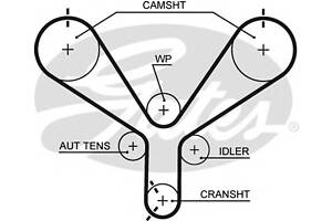 Ремень ГРМ для моделей: LEXUS (LS, LS,SC), TOYOTA (CELSIOR,CELSIOR,CROWN)