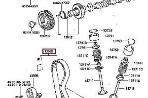 Ремень ГРМ 13568YZZ13