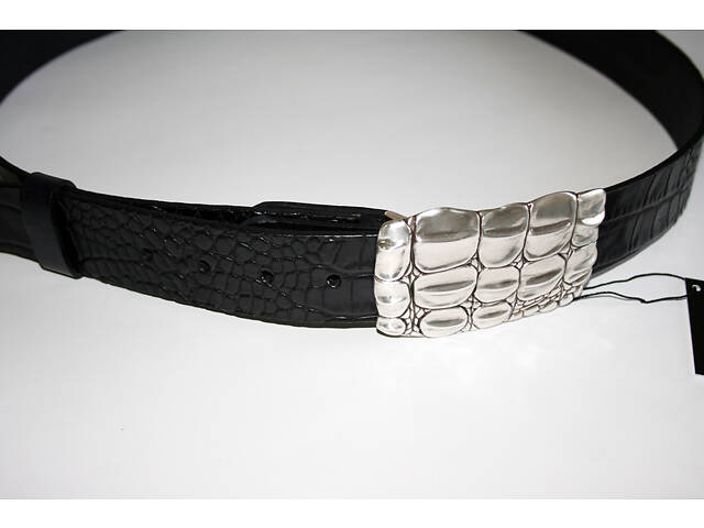 Ремень мужской пряжка Крокодил - элитный премиум ремень - Spartans - Фото 5