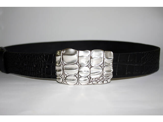 Ремень мужской пряжка Крокодил - элитный премиум ремень - Spartans - Фото 7