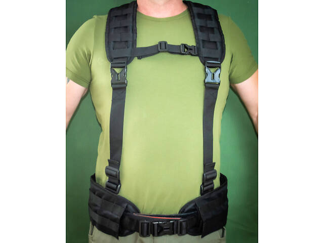 РПС-1 ременно-плечева система развантажування з кордури 1000d чорна - Фото 2