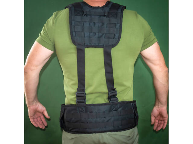 РПС-1 ременно-плечева система развантажування з кордури 1000d чорна - Фото 3
