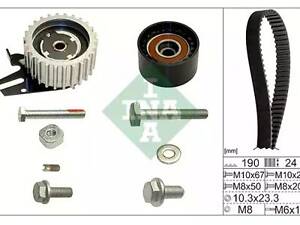 Ремінний комплект на 159, 9-3, Astra H, Croma, Grande Punto, SX4, Sedici, Signum, Vectra C, Zafira B