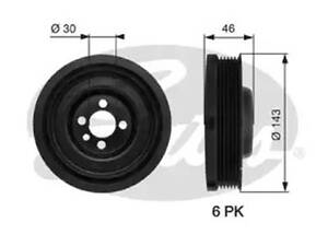 Ремінний шків на A1, A3, A4, A5, A6, Alhambra, Altea, Altea XL, Amarok, Beetle, Caddy, Cordoba, Eos, Exeo, Fabia, Gol...