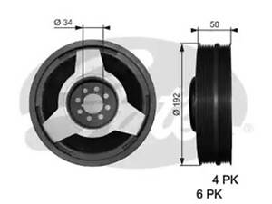 Ремінний шків на A4, A6, A8, Allroad, Passat B5, Superb