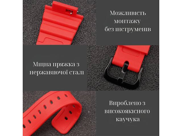 Ремінець + безель (рант) для Casio G-Shock GA-2100 Black SI - Фото 7