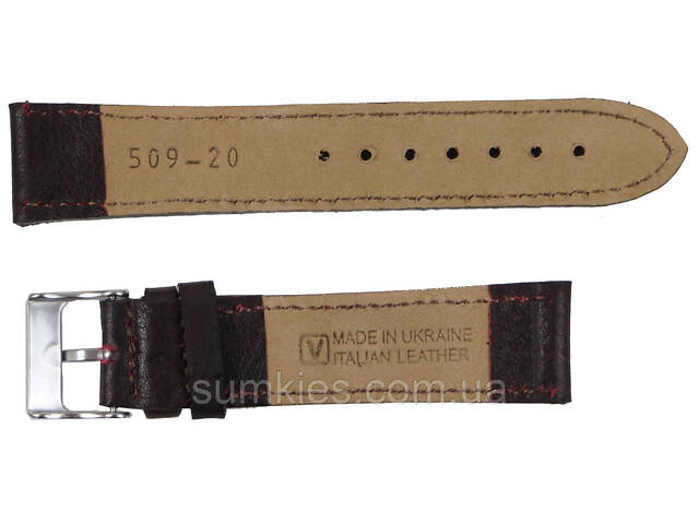Ремінець, браслет для годинника Mykhail Ikhtyar коричневий - Фото 2