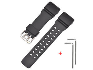 Ремешок для Casio G-Shock GG-1000/GWG-100/GSG-100 Black SI