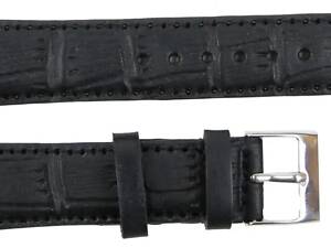 Ремінець для годинника Mykhail Ikhtyar 20х1.8х2 см Чорний (S619-20S black)