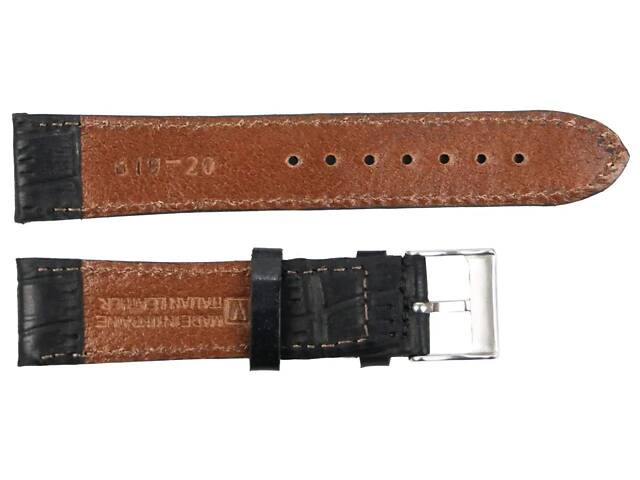Ремінець для годинника Mykhail Ikhtyar 20х1.8х2 см Чорний (S619-20S black) - Фото 2