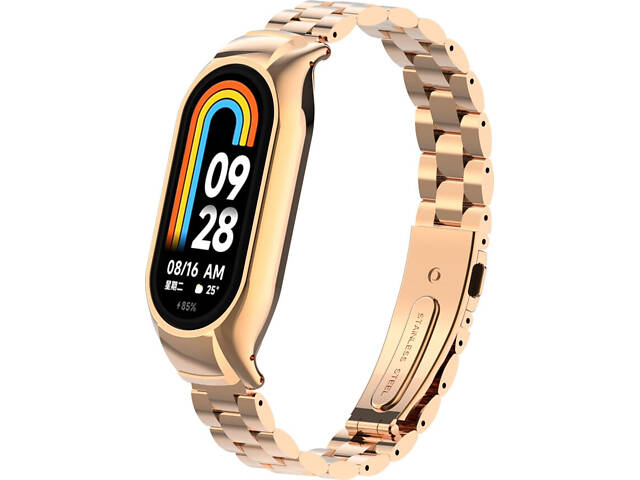 Ремешок для Mi Band 5/6 Стильный металлический XPRO №3. - Фото 3