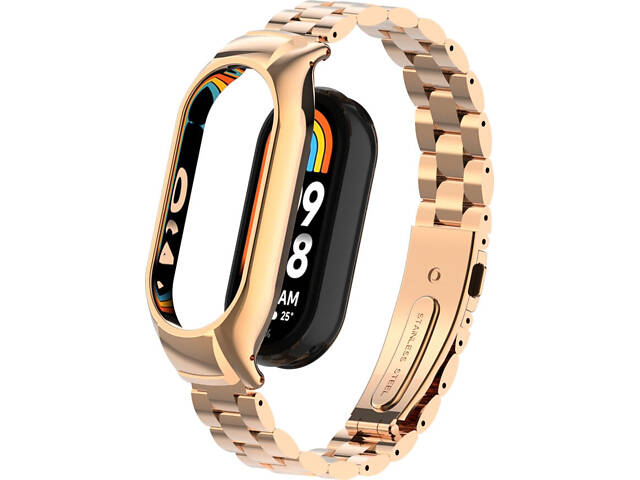 Ремешок для Mi Band 5/6 Стильный металлический XPRO №3. - Фото 5