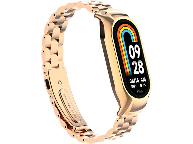 Ремешок для Mi Band 5/6 Стильный металлический XPRO №3. - Фото 6