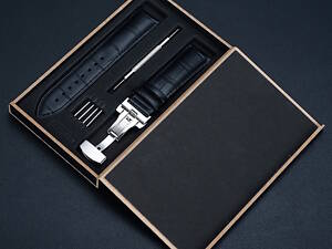 Ремешок кожаный клипсовый Elite размер 22