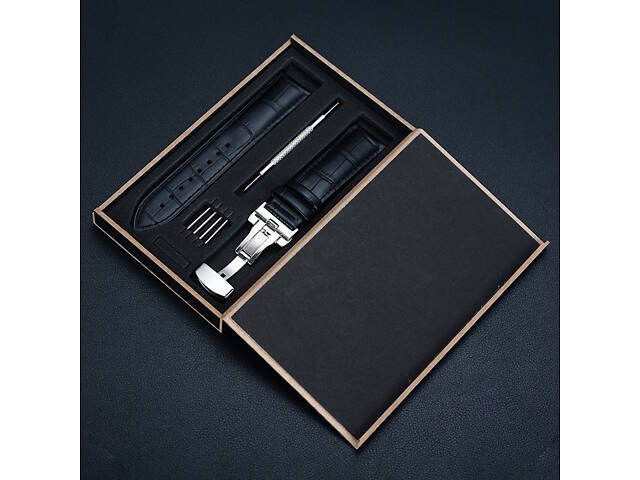 Ремешок кожаный клипсовый Elite размер 22 - Фото 1