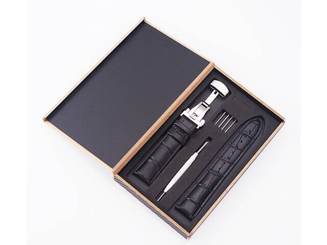 Ремешок кожаный клипсовый Elite размер 22 - Фото 3