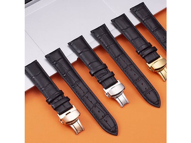 Ремешок кожаный клипсовый Elite размер 22 - Фото 4