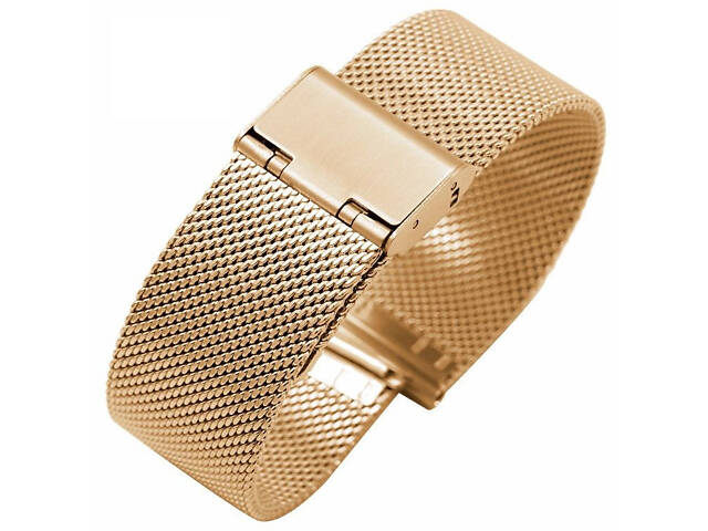 Ремешок металлический золотой размер 22 - Фото 1