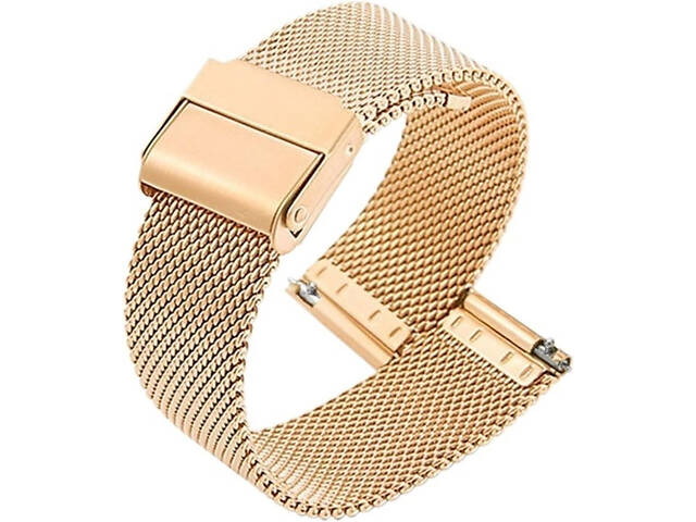 Ремешок металлический золотой размер 22 - Фото 2