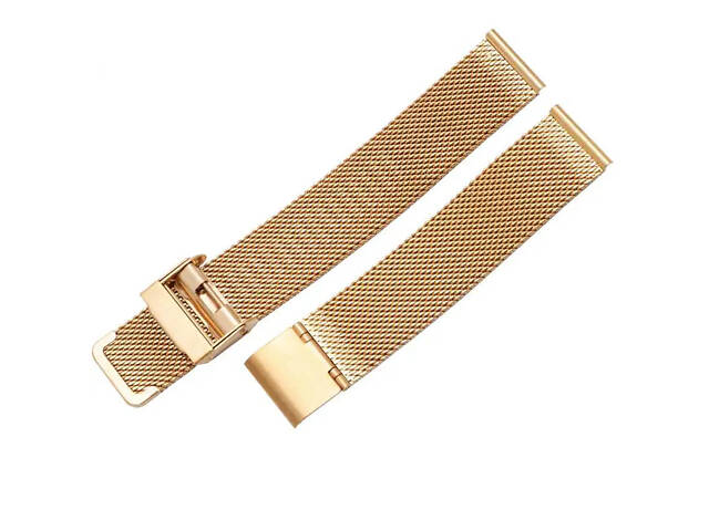 Ремешок металлический золотой размер 22 - Фото 3