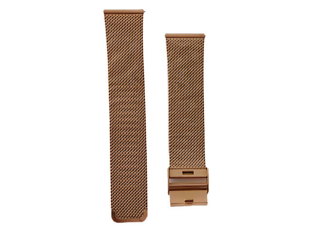 Ремешок металлический золотой размер 22 - Фото 5