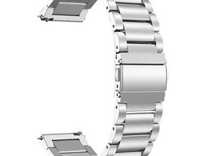 Ремінець металевий срібний розмір 20