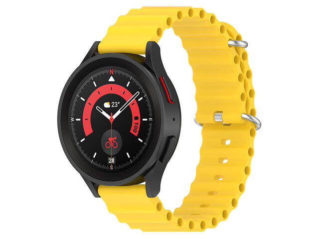 Ремешок Ocean Band для Smart Watch 22mm Желтый / Yellow - Фото 1