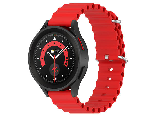 Ремешок Ocean Band для Smart Watch 22mm Красный / Red - Фото 1