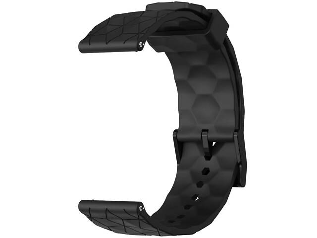 Ремінець Primolux Dimond силіконовий для годинника Huawei Watch GT / GT 2 Pro / GT 2 46 mm - Black - Фото 4