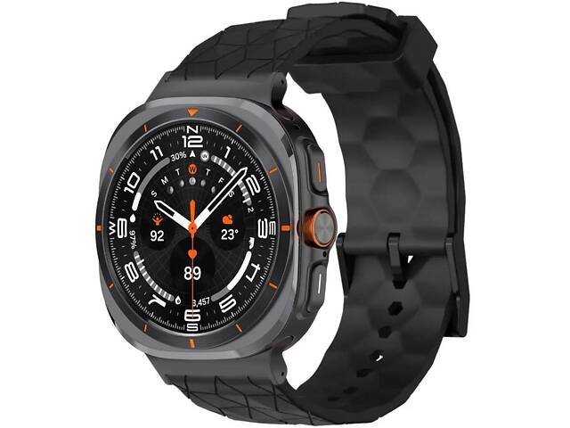 Ремінець Primolux Dimond силіконовий для годинника Samsung Galaxy Watch Ultra 47 mm (SM-L705) - Black - Фото 2