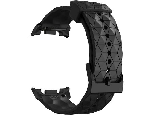 Ремінець Primolux Dimond силіконовий для годинника Samsung Galaxy Watch 8 (46 mm / 44 mm / 40 mm) - Black - Фото 1