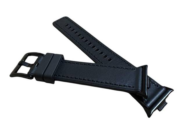 Ремінець Primolux Leather Silicone для смарт-годинника Xiaomi Redmi Watch 5 / Xiaomi Smart Band 9 Pro - Black - Фото 1