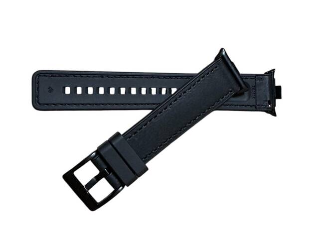 Ремінець Primolux Leather Silicone для смарт-годинника Xiaomi Redmi Watch 5 / Xiaomi Smart Band 9 Pro - Black - Фото 2