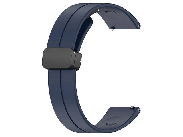 Ремінець Primolux Magnetic Silicone для годинника Samsung Gear S3 Classic SM-R770 / Frontier RM-760 - Dark Blue - Фото 2