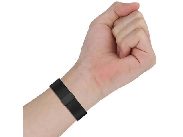 Ремінець Primolux Magnetic Silicone для годинника Xiaomi Redmi Watch 5 / Xiaomi Smart Band 9 Pro - Black - Фото 6