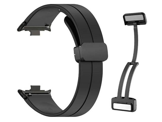 Ремінець Primolux Magnetic Silicone для годинника Xiaomi Redmi Watch 5 / Xiaomi Smart Band 9 Pro - Black - Фото 3