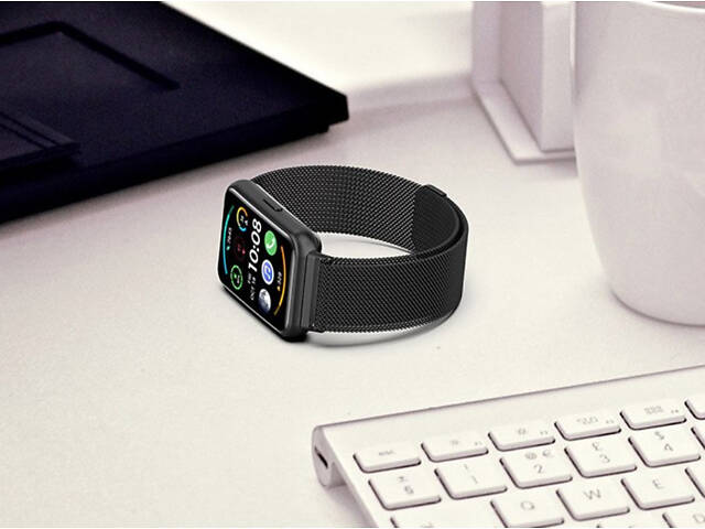 Ремінець Primolux міланський магнітний для фітнес браслета Huawei Watch Fit 2 - Black - Фото 3