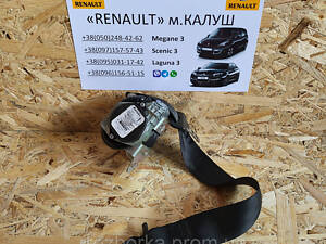 Ремінь безпеки задній лівий Renault Laguna 3 07-15р. (Рено лагуна 3) 888400010r