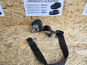 Ремінь безпеки задній правий Renault Megane 3 09-15р. (Рено Меган ІІІ)