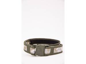 Ремінь чоловічий тактичний, колір хакі, 196R55T1315